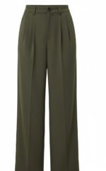 High-Waist Pleated Straight-Leg Trousers for Women | Elegant Tailored Casual Suit Pants | Soft Blush Pink Fashion Pants - 图片 6