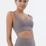 Women’s Ribbed Seamless Crop Top & Biker Shorts Set – High-Waist Sculpting Two-Piece Activewear Outfit - 图片 26