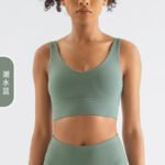 Women’s Ribbed Seamless Crop Top & Biker Shorts Set – High-Waist Sculpting Two-Piece Activewear Outfit - 图片 19