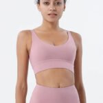 Women’s Ribbed Seamless Crop Top & Biker Shorts Set – High-Waist Sculpting Two-Piece Activewear Outfit - 图片 25