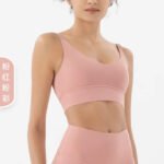 Women’s Ribbed Seamless Crop Top & Biker Shorts Set – High-Waist Sculpting Two-Piece Activewear Outfit - 图片 10