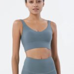 Women’s Ribbed Seamless Crop Top & Biker Shorts Set – High-Waist Sculpting Two-Piece Activewear Outfit - 图片 28
