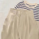 High-Waist Pleated Straight-Leg Trousers for Women | Elegant Tailored Casual Suit Pants | Soft Blush Pink Fashion Pants - 图片 11
