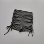 Women’s High-Waist Ruched Booty-Lifting Workout Shorts – Adjustable Drawstring Scrunch Gym & Yoga Shorts - 图片 9