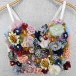 Black Sequin Corset Top for Women – Beaded Bustier Crop Top with Straps | Glam Night Out Top - 图片 23