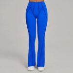 High-Waisted Red Flared Leggings – Sculpting Stretch Bootcut Athleisure Pants - 图片 5