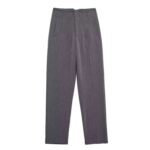 High Waist Tapered White Pants for Women – Elegant Tailored Ankle-Length Office Trousers - 图片 12