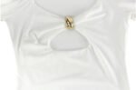 Elegant Cut-Out White Bodycon Maxi Dress – Long Sleeve High Neck Evening Dress for Women - 图片 13
