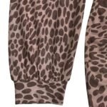 Luxury Leopard Print Cut-Out Maxi Dress – Deep V Long Sleeve Bodycon Gown - 图片 12