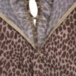 Luxury Leopard Print Cut-Out Maxi Dress – Deep V Long Sleeve Bodycon Gown - 图片 11